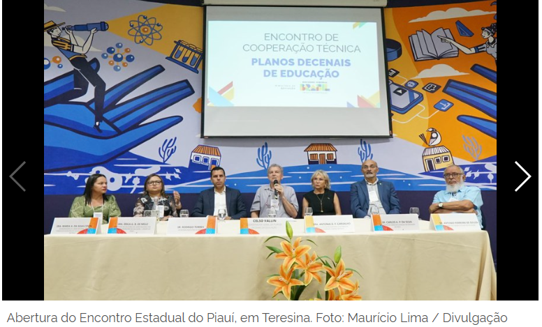 MEC debate planos decenais de educação em BA e PI