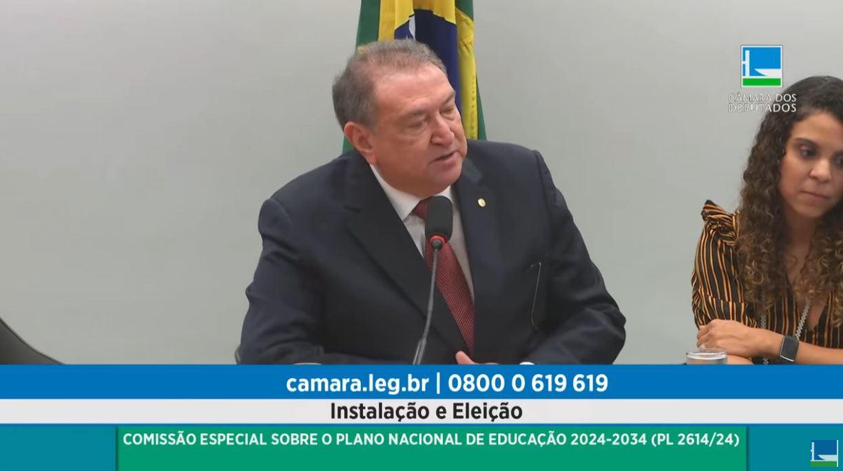 Plano Nacional de Educação 2024-2034 - Instalação da comissão e eleição do presidente - 29/04/25